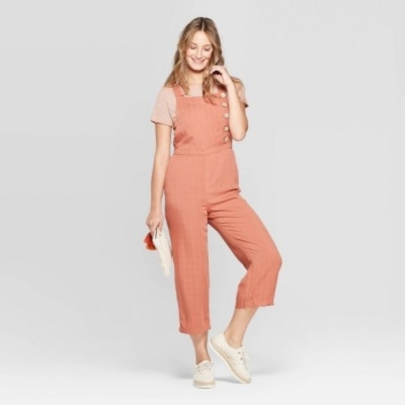 Universal Thread Sleeveless Buttoned Jumpsuit - Picture 1 of 6